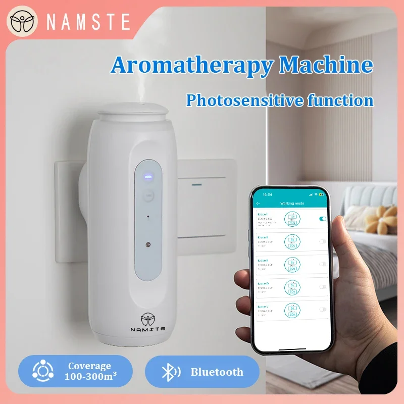 Home Fragrance Accessories - NAMASTE Taşınabilir Akıllı Difüzör 300m3 Bluetooth