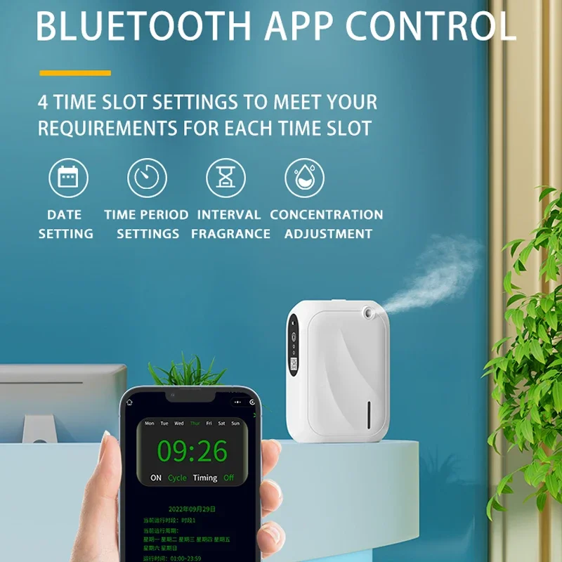 Home Fragrance Electric Diffuser - Elektrikli Esansiyel Yağ Difüzörü Duvara Monte