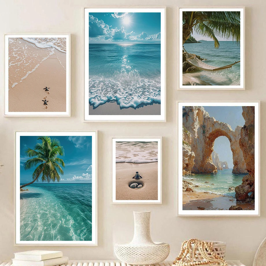 Home Fragrance Ocean Breeze - Plaj kaplumbağa okyanus dalgaları Palm Beach