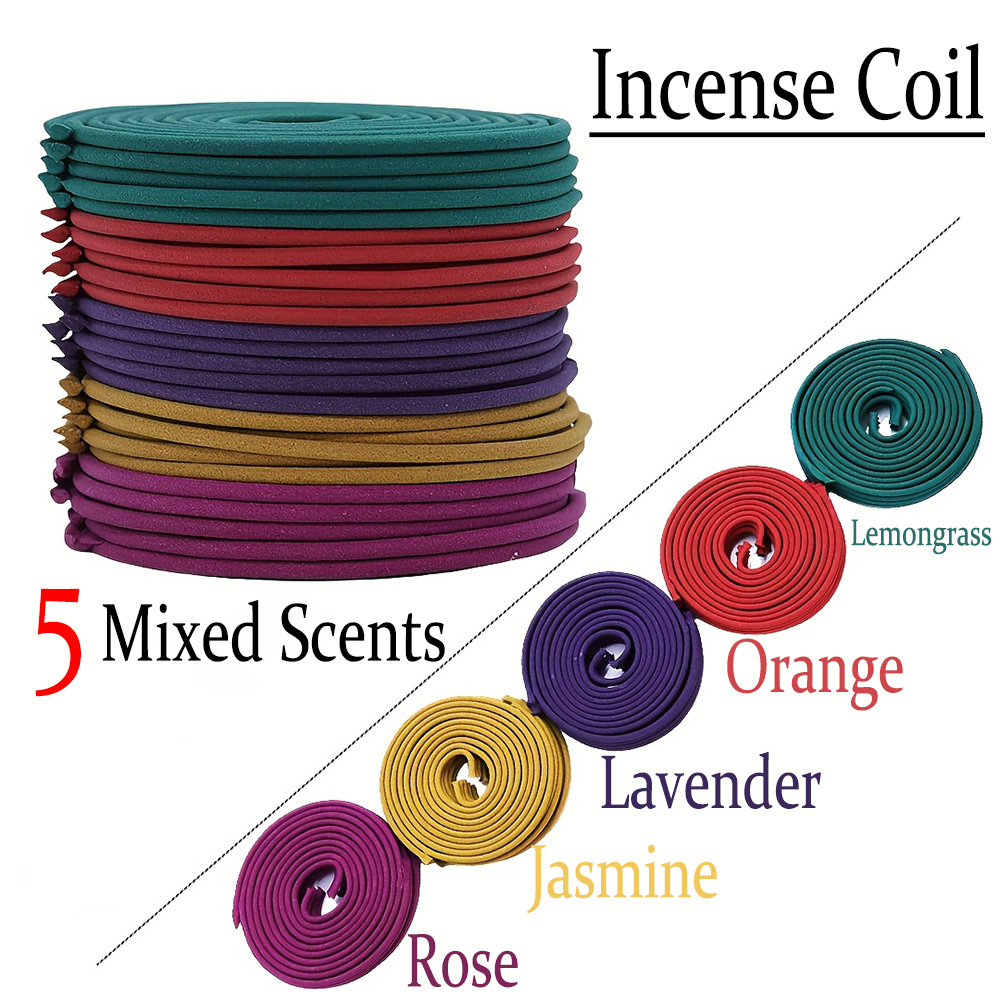 Home Fragrance Lemongrass - Yüksek Kaliteli Klasik Spiral Tütsü Karışık