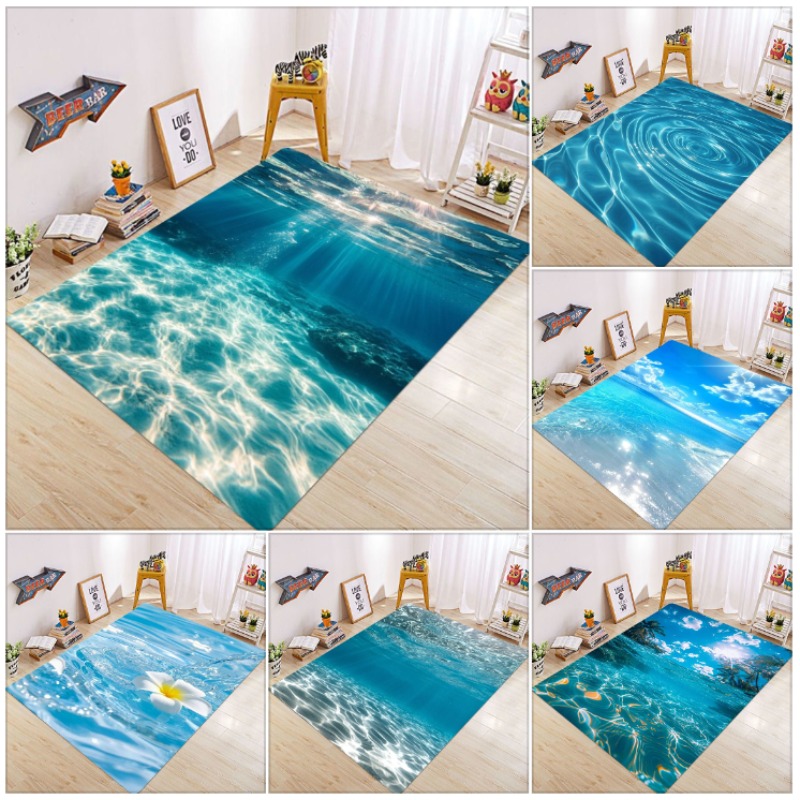 Home Fragrance Ocean Breeze - Okyanus Suyu Dalgası Halı Kilim 3D