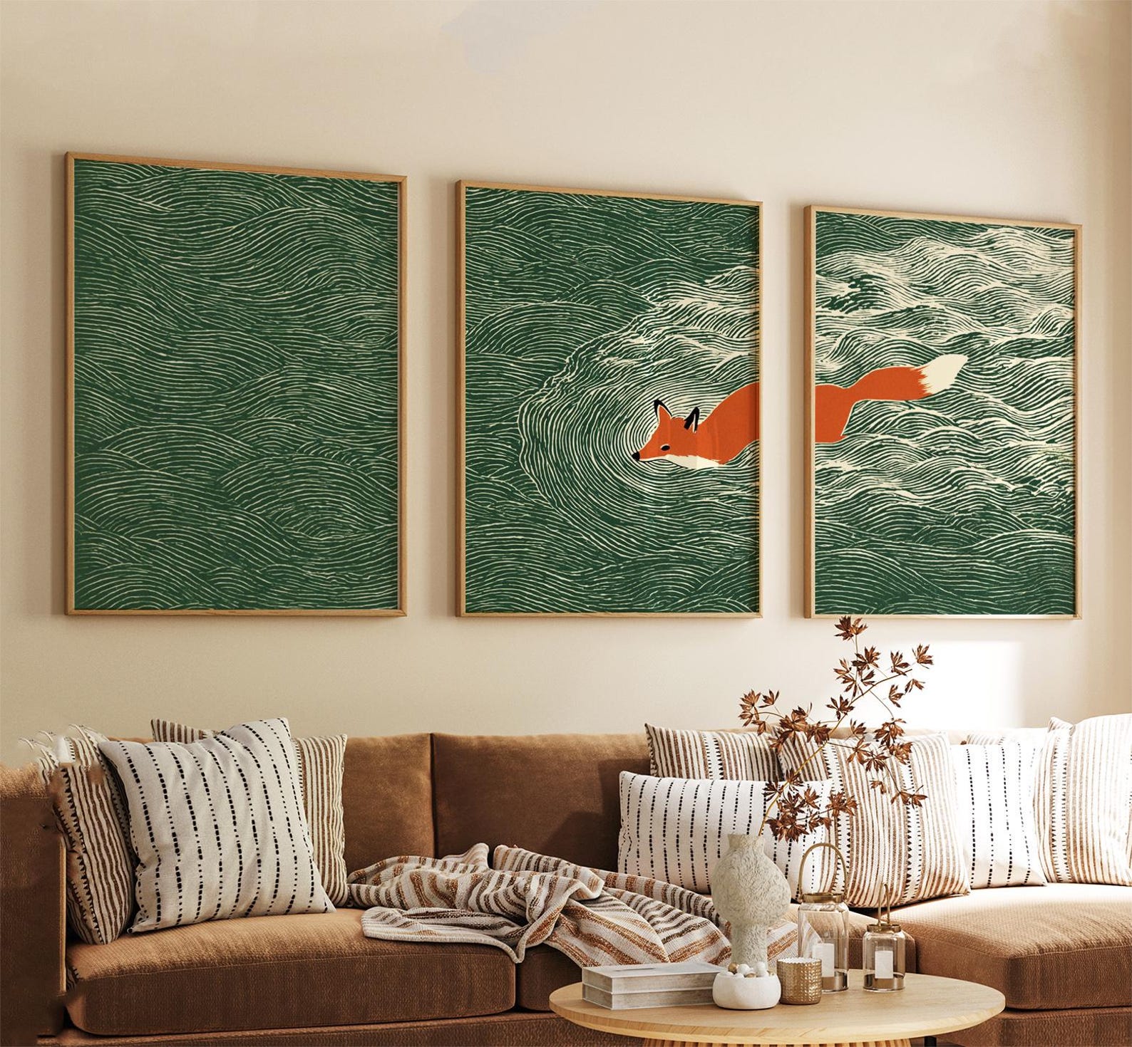 Home Fragrance Ocean Breeze - 3 adet/takım japon Retro tilki okyanus