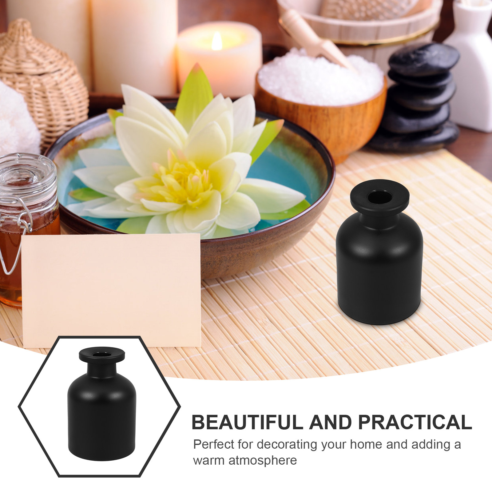 2 Adet Şık Silindirik Cam Difü - Home Fragrance incelemesi ve fiyatı