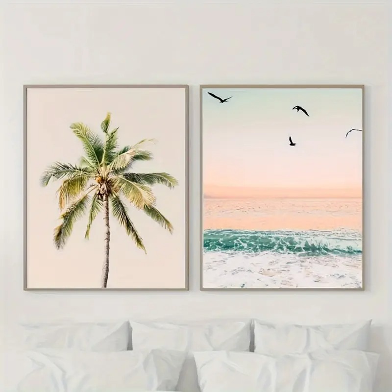 Tropikal Pastel Plaj Tuval Bas - Home Fragrance Ocean Breeze incelemesi ve fiyatı