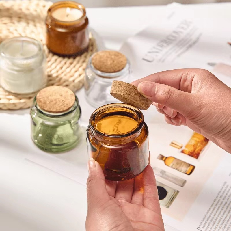 Ahşap kapak ile 60 adet DIY mu - Amber Jar Candle incelemesi ve fiyatı