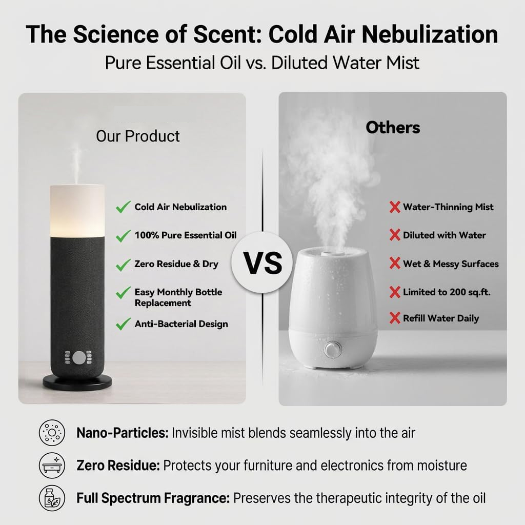 NAMASTE 120ML Kule Tipi Koku Y - Home Fragrance Electric Diffuser incelemesi ve fiyatı